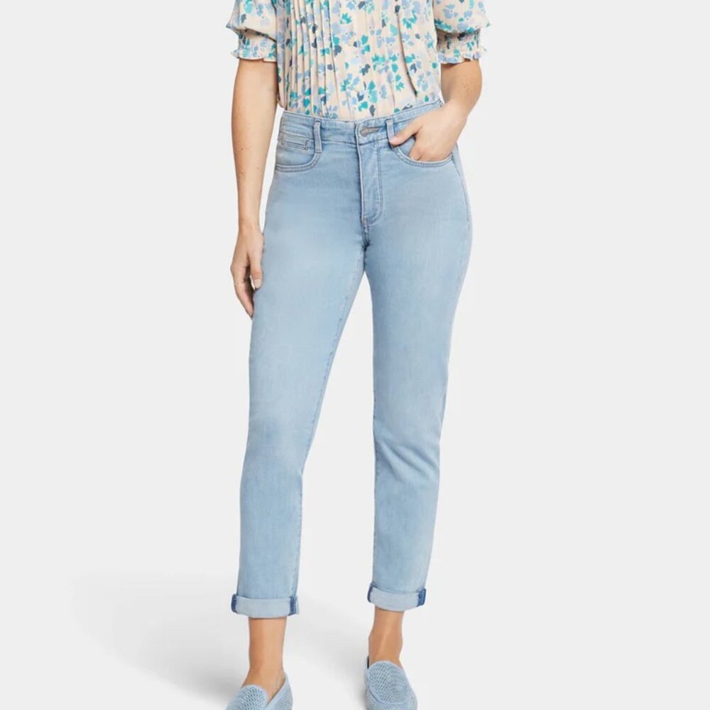 Nydj Girlfriend Cuffed Jeans In Brightside